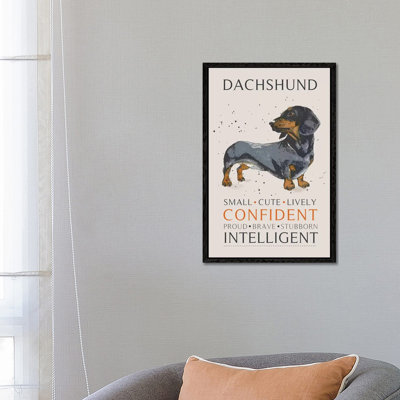 Dachshund by Michelle Campbell - Print on Canvas