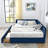Queen Size Storage Upholstered Tufted Bed Frame, Sofa Bed Frame With Comfortable Backrest And Armrests, Queen Size Bed For Bedroom, Living Room,Velvet(85.5''*64.5''*29.5'')-1212791088