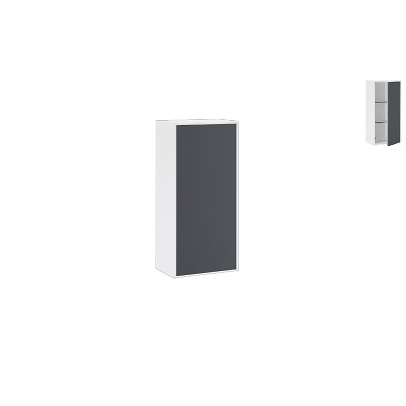 Arciszewski Linen Cabinet, Right, Steel Grey