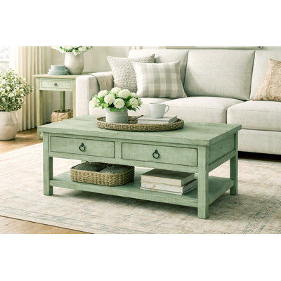 Bloomingdale Solid Wood Coffee Table