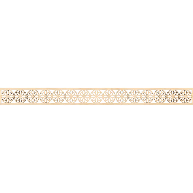 Moulure Blume, Bouleau, H 4 po x l 46,375 po x P 0,25 po