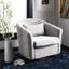 Tapis bleu marine à poils longs Chamiyah -49588301