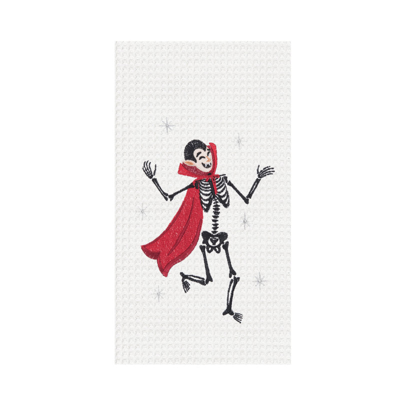 Tissage gaufré 100% coton vampire Dancing Halloween