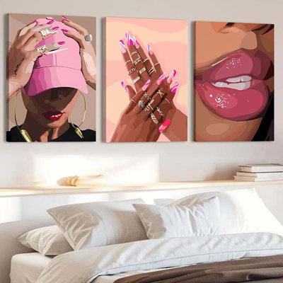 3 Piece Wrapped Canvas Print