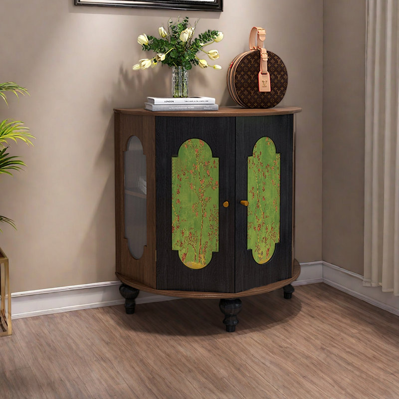 Armoire décorative demi-cercle moderne