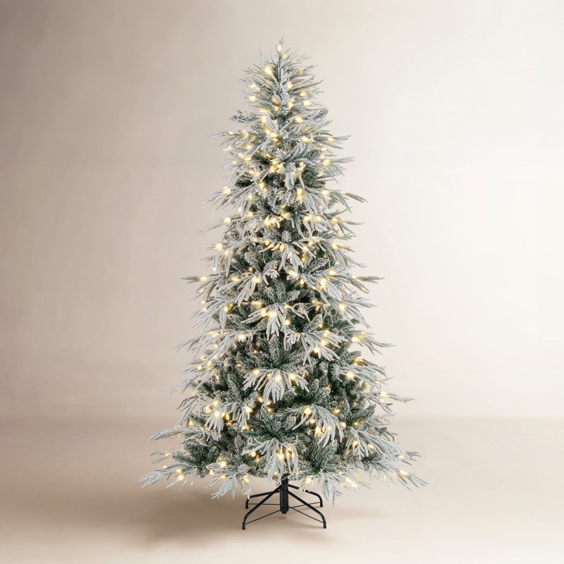Arbre de Noël pré éclairé, H 7 pi