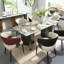 Ensemble de chaises de salle à manger rembourrées Luxury-920950811-919473670