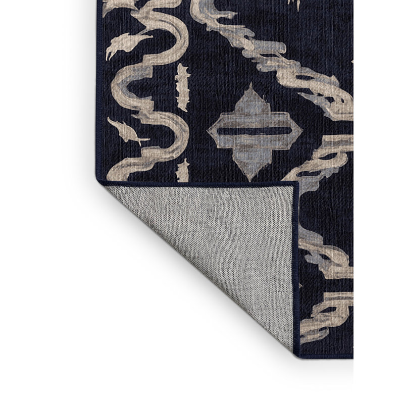 Tapis mauve lavable à la machine, Rectangle 8 pi x 12 pi