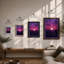 Tunnel to Light Modern - Framed Print-703390459-703390458