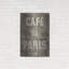 Art mural luxueux en métal «Cafe De Paris» par Wild Apple, 24 po x 36 po-2043538750