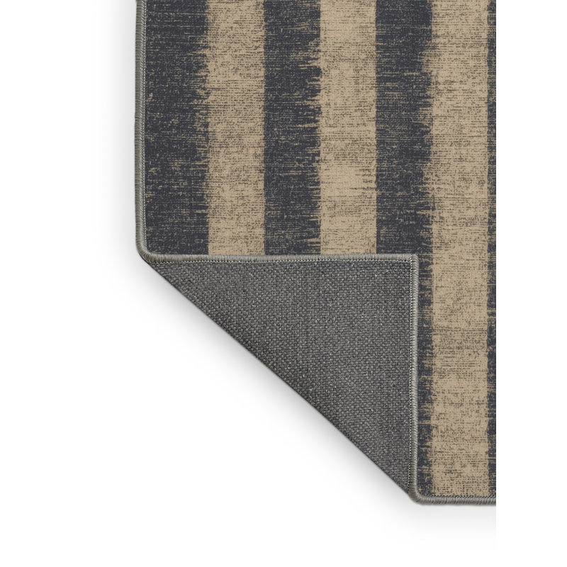 Soft Plush Escoto July 4Th Modern & Contemporary Abstract Area Rug in Gray – Gray Binding, 5x8