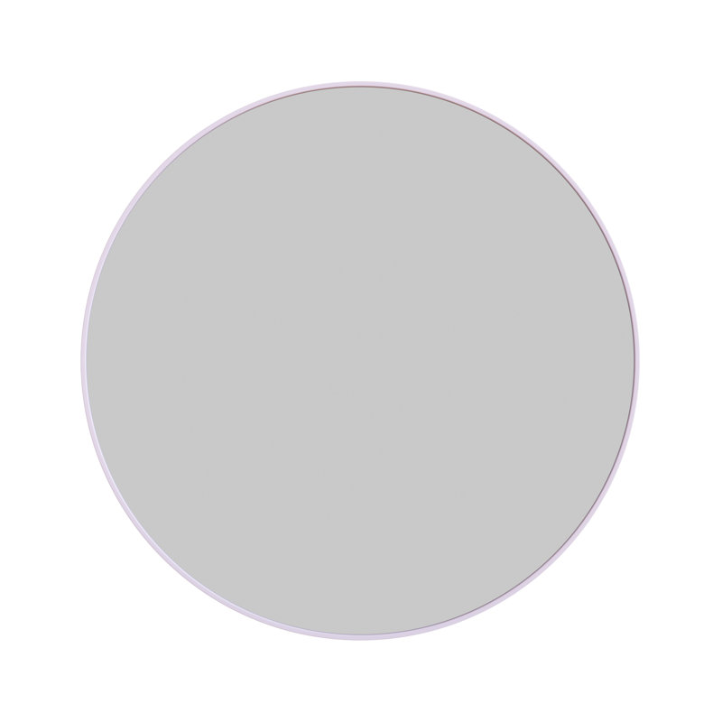 Leia Round Mirror, Pink, 28" x 28"