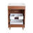 Daxton 24" Freestanding Bathroom Vanity in Brown Oak with Sink Top-113040213