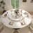 59" Marble Round Dining Table-672415465