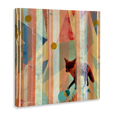 Making My Move Fox Canvas, design by Dianna Fritzler