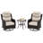 2-person Patio Rattan Seating Group With Headrest-1182246881