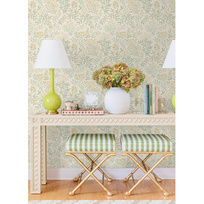 Leafy Floral Peel and Stick Wallpaper