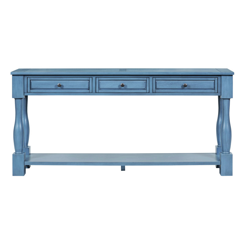 Huffine 64.2" Console Table, Navy
