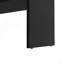 Console Vail en mélamine avec rangement ouvert, noir
