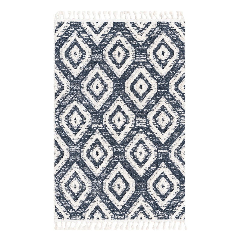 Gosnold Geometric Indoor Rug, Rectangle 4' x 6'