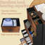 Commode de rangement 4 tiroirs en tissu