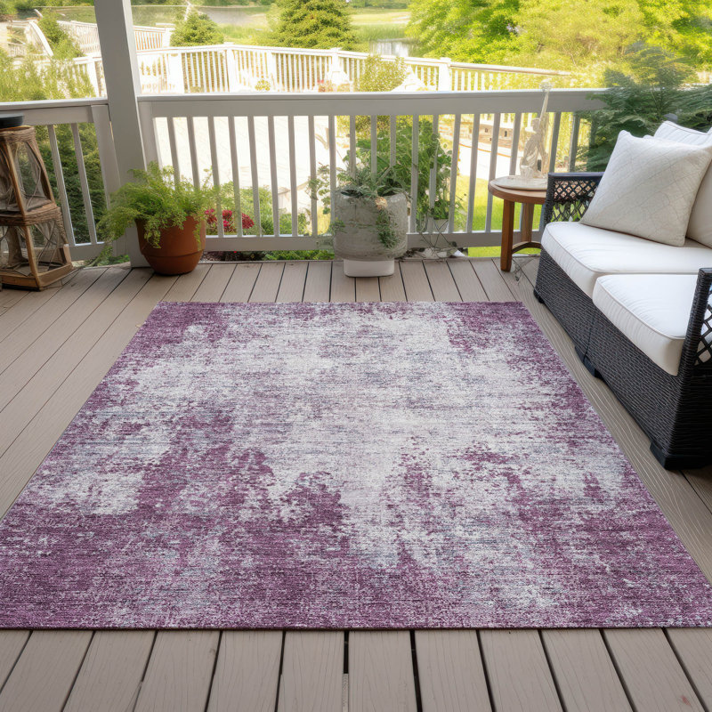 Tapis rectangulaire Aleighna avec envers antidérapant, Rectangle 10 pi x 14 pi