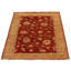 Tapis unique en laine noué à la main 3 pi 11 po x 5 pi 11 po nouvel âge John-Stephan