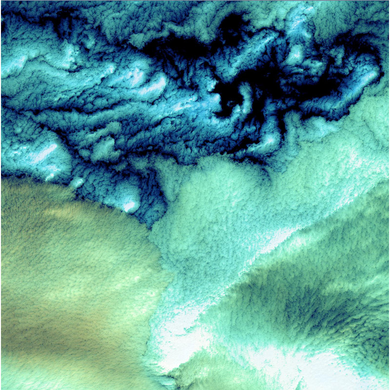 Décalcomanie murale Aleutian Cloud, H 24 po x l 24 po