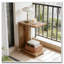 Table de chevet en forme de C