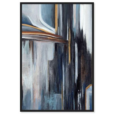 Art Remedy, peinture sur toile bleue