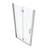 Universal Pivot 1/4" Tempered Glass Shower Door - 1 3/8" Adjustable, 36000 Times Checked Open/close Function, Smooth Pivot, Leak, , Aluminium Alloy With Tested, Working,-118139179