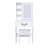 Modern Mini Dressing Table With Adjustable Brightness Led - Lit Mirror, Smart Storage, Multi Tier Proof Shelves And White Padded Stool For Bedroom Decor Mirror Hidden Compartments, Stool, Brightness,