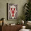 Symmetry in Red Geometric - Wrapped Canvas-333558598-333558616