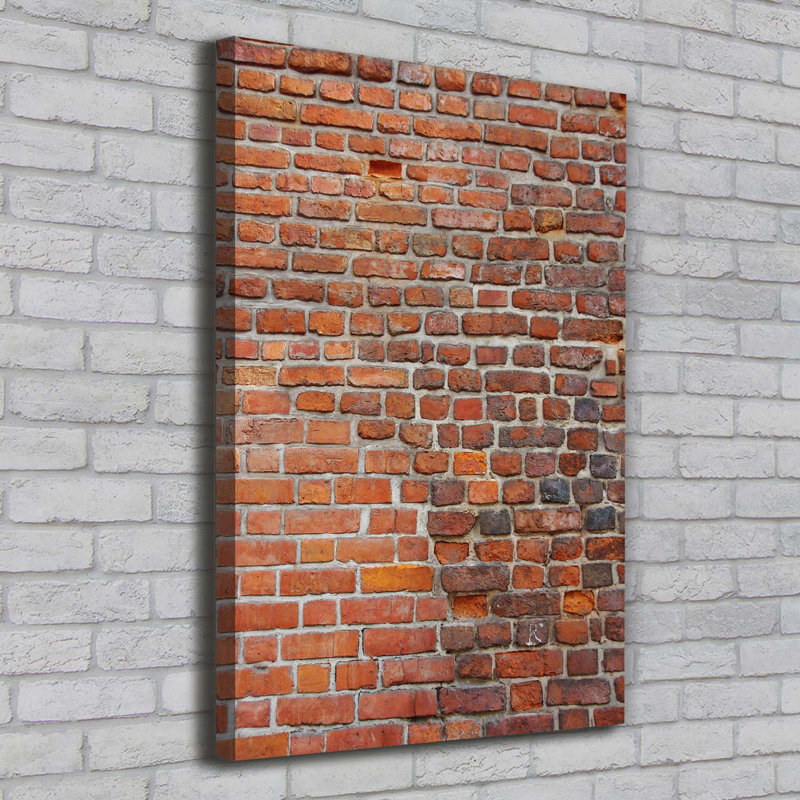 Brick Wall - Wrapped Canvas Print