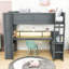Lit mezzanine avec tiroirs Jermesha Kids-297420363