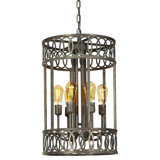 Rouge 6 - Light Lantern Cylinder Chandelier