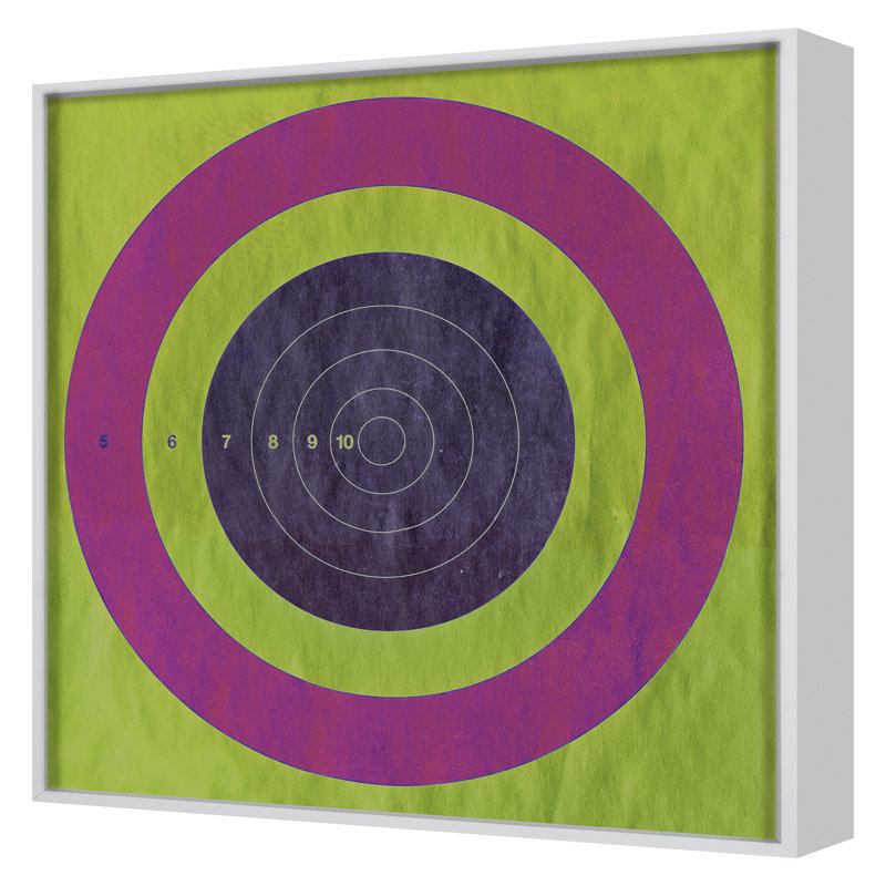 Target Green Pink Print by Dunker, Chris
