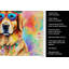 Serviette de cuisine Golden Retriever Hippie Dawg
