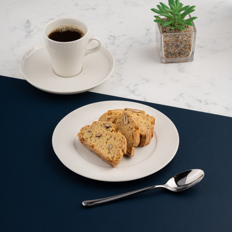 Assiette plate en porcelaine Premium, 6.29