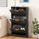 Shoe Storage Cabinet with 3 Flip Drawers