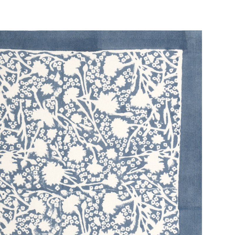 Meadows Floral Tea Towel Kitchen Towel, Blue