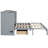 Gray Queen Bed With Practical And Abundant Drawer Options Functional Internal Storage Solutions-331809424-331809423