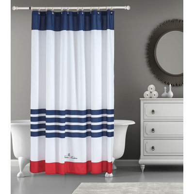 Rideau de douche simple de couleur unie