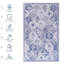 Tapis bleu lavable-698977844