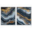 «Acrylique Flow Duo», ensemble de reproductions d'art encadrées par Art Remedy, cadre argenté, 16 x 20-1980649826-1980650131