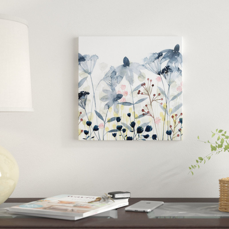 « layered jardins ii », impression sur toile, H 12 po x l 12 po x P 0,75 po, Toile tendue