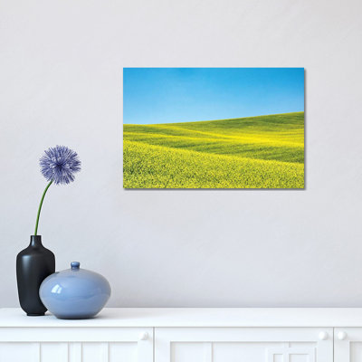 «Canola Field in Spring» par Terry Eggers - photographie sur toile tendue