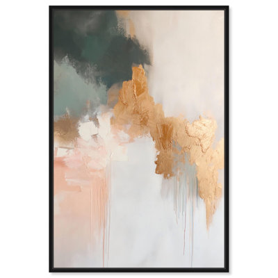 Nature's Whisper Canvas Gold Leaf Wall Art by Art Remedy