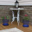 Ensemble de 2 pots à fleurs ronds en céramique émaillée - convient aux jardinières de 7 po - Bleu-897659737-897659738
