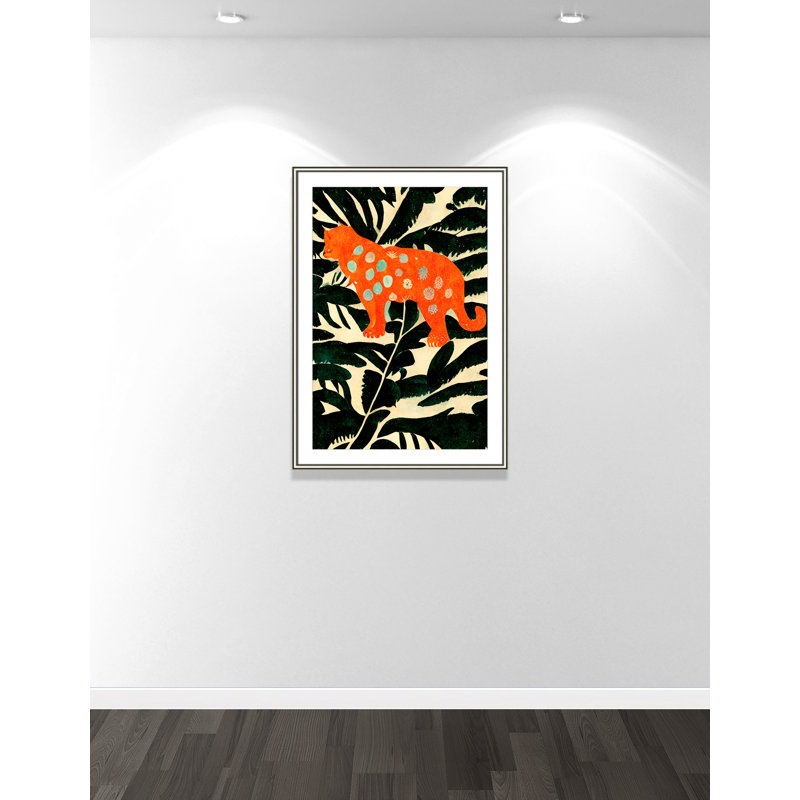 «Jungle» par Treechild, L 30,75 po x H 42,75 po, Imprimé mat, Argent classique